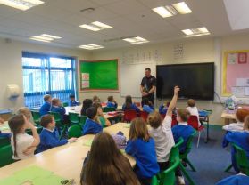 P5 Get A Visit form Mr Gerard Kerr from Dungannon Fire Station.
