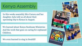 Kenya Assembly by Mrs Carson and her Daughter Ayla