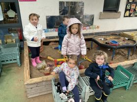 A whole new class settles in to Nursery. 