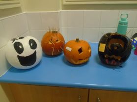 Well done everyone who took part in our designing a Pumpkin Competition.