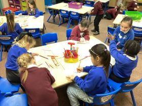 P1 Bush PS visit Windmill