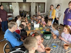 A wonderful morning up in Nightingale Nursing Home. 