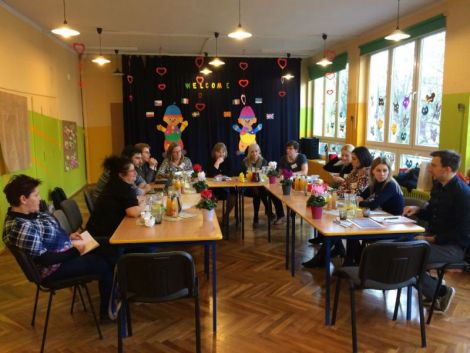 1st meeting at the kindergarten in Łodź 01/03/17